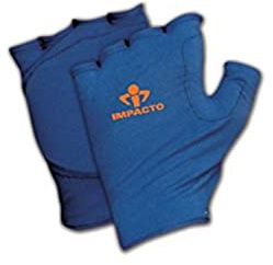 Impacto 502-00 RHO M 50200 Lycra Anti-Impact Glove Liner, Blue, Medium, 1 Count (Pack of 1)