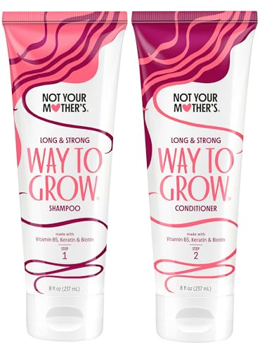 Not Your Mother's Way to Grow Shampoo and Conditioner (2-pack) - 236 ml - perfekt för alla hårtyper - hjälper till att rengöra, återfukta och återfukta torrt och skadat hår