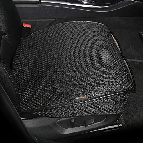Auto Newer Breathable Universal Four Seasons Car Seat Covers, Luxury Car Seat Cushion,Protectors for Front Seat Bottoms,Compatible with 95% Vehicles(Black,1PCS)