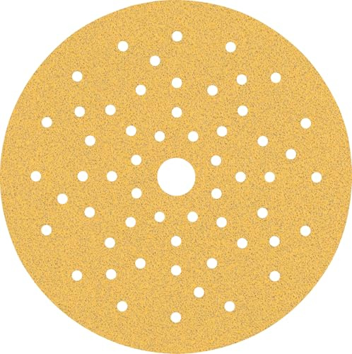Bosch 5x Papel de lija EXPERT C470 multiperforado | para Pintura sobre madera, Madera dura, Grano 80, Professional Accesorios Lijadora excéntrica, Lijadora orbital