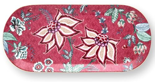 Pip Studio Flower Festival Kuchenplatte Dark pink 33,3 cm