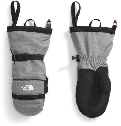 The North Face Women's Montana Insulated Ski Mitt | Touchscreen Compatible, Insulated, Water Repellent, Wind Resistant, Fleece Lining, TNF Medium Grey Heather, X-Large