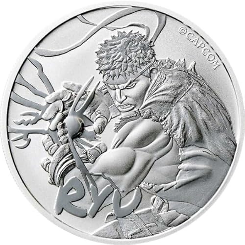 2022 Tuvalu - Perth Mint - Ryu Street Fighter - 1 oz Silber Silbermünze nur 15.000 1 Oz 1 unze Silbermünze Silber silver coin