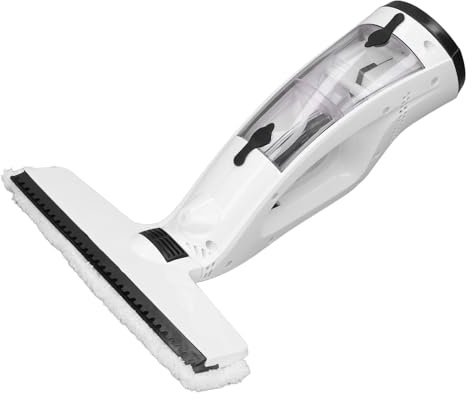 Window Cleaner, Battery Powered Window Vacuum Cleaner, Electric Window Cleaner, 2000 MAh Rechargeable, Multifunctional Cordless Window Vacuum Cleaner for 360° Cleaning