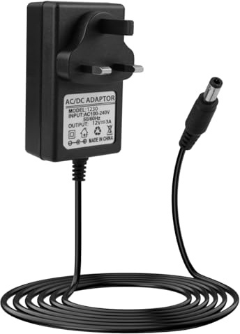 12V Laptop Charger 3A 2A for GeoBook 2E 1E Gateway Laptop 100-240V 50-60Hz