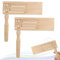 KBIBCK 2 pièces Crecelle en Bois, Crecelle en Bois Adulte, Jouets à Cliquet en Bois pour Enfants, Créateur de Bruit à Cliquet en Bois, Instrument de Musique pour Enfants, pour Événements Sportifs