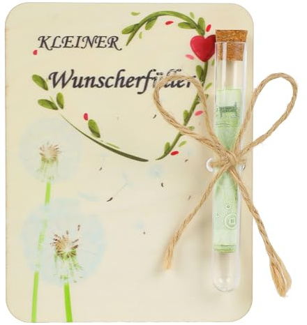 Seutgjie Wunscherfüller Geldgeschenk Verpackung Geburtstag Holz für Frauen Männer Freundin Junge Mädchen für Weihnachten Geburtstag Hochzeit Jugendweihe Reisen