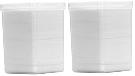 DECOMELODY 2 Boxen Boxen Augenwimpern Kleber Wattepads pro Box für Wimpernverlängerung und Nagellackentfernung Praktische Wattepads aus Hochwertigem Vliesstoff