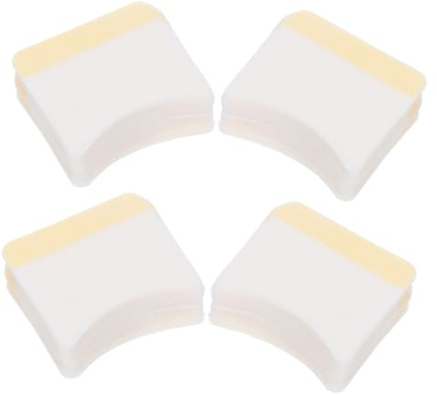 ABOOFAN 160 Stück Bogenförmige Kosmetikpads für Wimpernentfernung Make Up Entfernungspads aus Weichem Vliesstoff Damen Make Up Zubehör für Empfindliche Augen