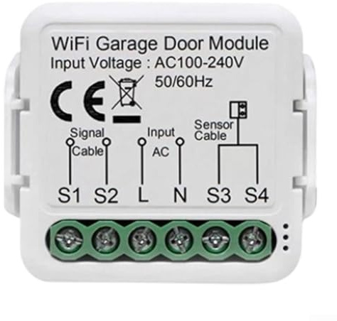 WiFi Smart Garage Door Opener Remote Compatible For TUYA,Voice,Remote Countdown Control Garage Door Opener Remote
