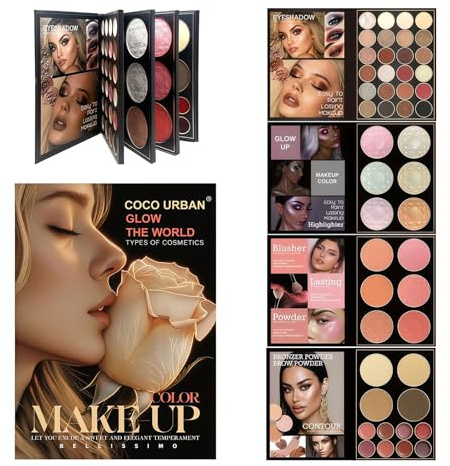 Xanthelle Make Up Set, Set de Maquillaje para Mujeres Set de Cosméticos para Ojos