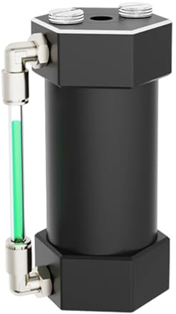Zkydhbd Depósito de agua de aluminio para juegos, ligero, fácil instalación, accesorios de PC, refrigeración líquida de aluminio