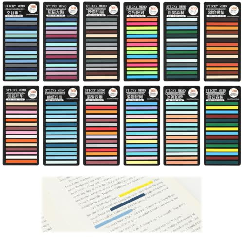 3 600 st självhäftande remsor pastell long highlight stripes