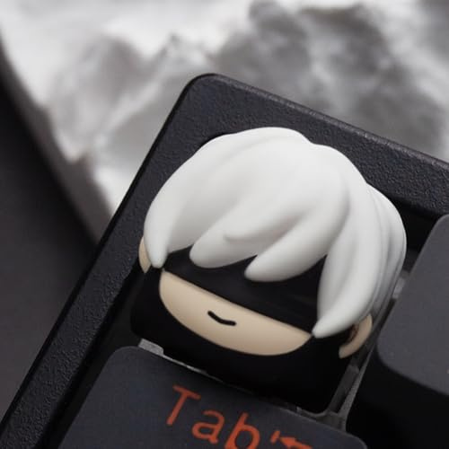 Xinnice Anime 9S Keycap 2B Yorha ESC Custom keycaps Crosses Axises Keyboard 2B Merch Keycaps för mekaniska tangentkåpor present