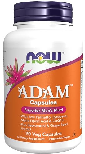 NOW Supplements, ADAM™ Men's Multivitamin, 90 Veg Caps