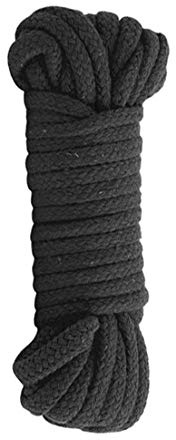 Doc Johnson Cotton Bondage Seil Japanesse - schwarz
