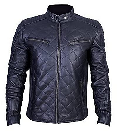 URBAN LEATHER Unisex Ur-55 motorcykel läderjacka herr 956, 4XL, 4XL EU