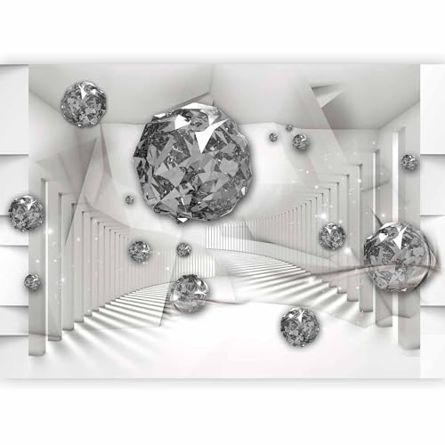murando Photo Wallpaper 343x256 cm, Peel and Stick Self-Adhesive Foil Print | Wall Mural Wall Abstract Diamond