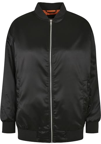 Urban Classics Damen Ladies Oversized Satin Bomber Jacket