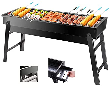 Charcoal Grill,Portable Barbecue Grill Folding BBQ Grill,Small Barbecue Grill,Outdoor Grill Tools for Camping Hiking Picnics Traveling 24''x13''x9''