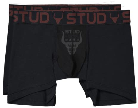 Stud Briefs (Boxershorts) Varikozele und Fruchtbarkeit Unterwäsche, Schwarz, X-Large