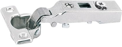 Charnière invisible spécifique 95 pour portes à cadre étroit Intermat 9924 boîtier à visser coudure 1 mm