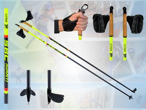 Sportlynx Avanti extrem leichte 100% Carbon Langlaufstöcke Skating Stöcke Skistöcke (155)