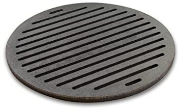 Grillrostprofi - Feuerrost Kohlerost Ascherost Kaminrost, rund Durchmesser 33 cm - das Original aus massivem Gusseisen von Ihrem Grillrostprofi.