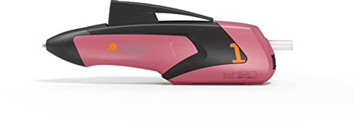 Steinel Akku Klebepistole MobileGlue 1007-S Rose, Heißklebestift, inkl. 3 Klebesticks 7mm, kabellos, Basteln und Dekorieren