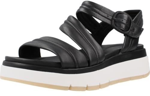 Clarks Tuscan Strap Womens Black Leather, 6