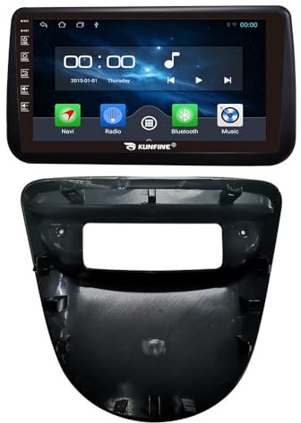 Car CarPlay Android Auto Navigation Stéréo GPS Radio Caméra arrière Display 9 IPS Touchscreen Headunit Tablet Pad Lecteur multimédia pour Renault Clio 3 2005-2014, Quad Core 2G+64G