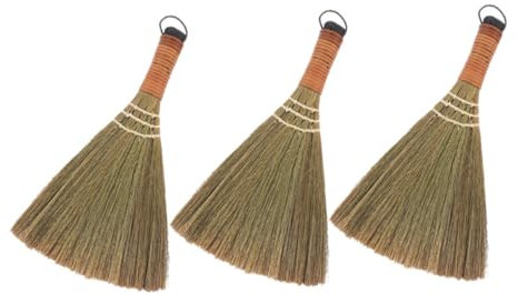 QUMIIRITY 3pcs Broom Tools Dusters for Cleaning Indoor Floor Sweeper Soft Sweeping Brush for Wooden Floors Scratch Multi-purpose