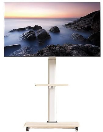 LISHAOHU Soporte For TV Portátil con Ruedas For Pantalla TV Pantalla Plana LCD LED OLED 32-75 Pulgadas, Soporte For TV De Pie, Adecuado For Sala De Conferencias, Sala De Estar, Dormitorio