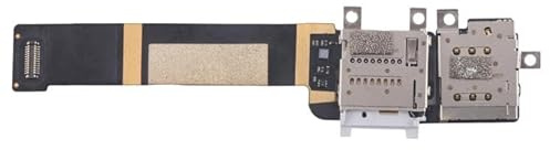 CWONCONGOIN Pièces de rechange pour ordinateur portable Microsoft Surface Pro 5 1807 LTE Lecteur de carte SIM avec câble flexible Accessoires