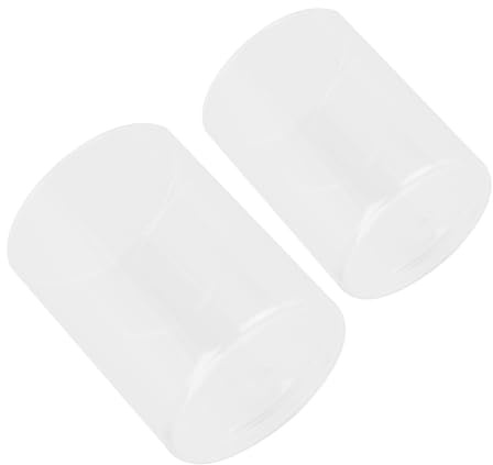 HAMPPLIES 2 Piezas Vasos para Velas de Transparente Europeo Simple Portavelas Decorativo para Bodas Banquetes y Decoración del Hogar Material de Vidrio Resistente y Elegante