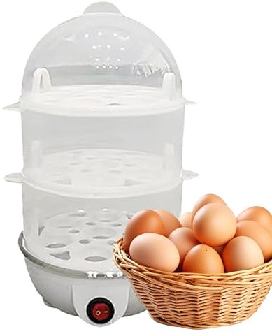 Eierkocher, elektrisch, 3 Stufen, intelligentes Dampfgaren, ideal für Restaurants und Mietwohnungen