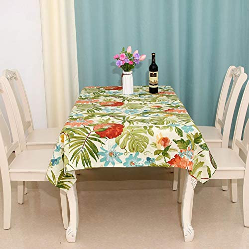 Tovaglia, Fresche E Colorate Tovaglie Frondoso, Pastorale Di Stile Semplice, Poliestere Home Attività Esterna Coperta Di Stoffa, Strofinare Grande Tovaglia, Usato Per Il Tavolo Da Cucina Tavola Deco