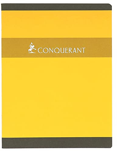 CONQUÉRANT Lot de 2 Cahiers de Devoirs 17x22cm Petits Carreaux 96 Pages Agrafées Coloris aléatoires