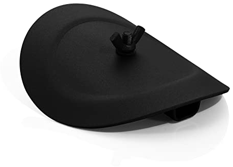 LANZZAS Clapet de nettoyage pour tuyau de poêle (porte) - Diamètre : 160 mm - Couleur : noir - Ouverture de révision pour montage ultérieur