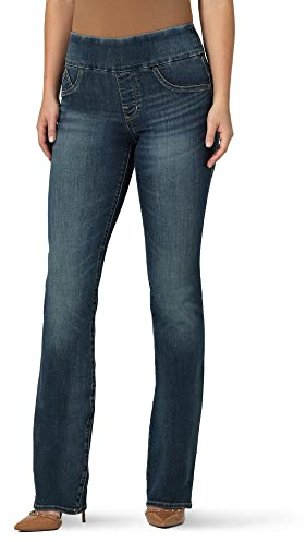 Rock & Republic Women's Denim Rx Fever Pull-On Bootcut Jean, Glamazon, 12 Long