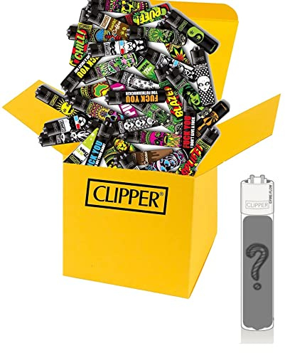 Clipper Mix Feuerzeuge Clipper Wundertüte Inkl. GRATIS DHOBIA Feuerzeug (96)