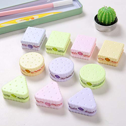1PC Nette Cookie Spitzer Manuelle Kunststoff Schüler Bleistift Spitzer Cutter Kreative Schreibwaren Jungen Mädchen Stift Spitzer Geschenk