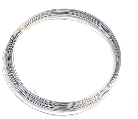 10 Meter/Rolle 304 Edelstahl Hartdraht Federstahldraht 0,1/0,2/0,3/0,4/0,5-1 mm Stahldrahtschnur rostfrei handgefertigt DIY (Size : 0.1mm)