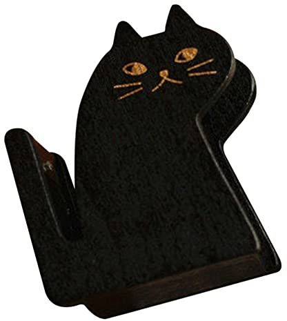 ORFOFE Holz-klebebandschneider Katzenform Praktischer Abroller Für Schreibtisch Vintage-design Langlebig Und Einfach Zu Bedienen