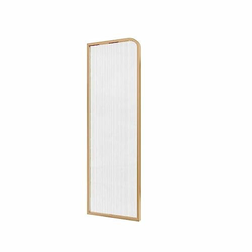 sjdoPulse Urinal,Bildschirm Für Herren, Trennwand Für Öffentliche Toiletten, Wandmontage, Edelstahlrahmen Und Glasplatte Für Hotel/Badezimmer,Style 2,120x40cm/47.2x15.7