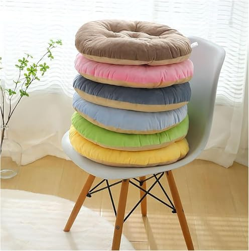 Runde Bodenkissen für Klassenzimmer, Plüsch-Bodenkissen, Stuhlkissen, Lesekissen für Klassenzimmer, Leseecke, Zuhause, Schule, Kinder, Erwachsene, Zubehör, 6 Stück (50 cm)