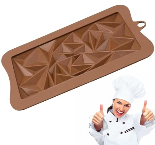 per cioccolatini,Stampo per barretta di cioccolato,Stampo per barrette ripiene di caramelle in silicone - Stampo per fusione di cera alimentare, stampo per barrette ripiene di caramelle con