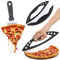 Fzyisw Grande roulette à pizza de 30 cm avec pelle à pizza – Trancheuse à pizza tranchante en acier inoxydable – Facile à nettoyer et coupe sans effort pour la cuisine, les fêtes, les pique-niques –