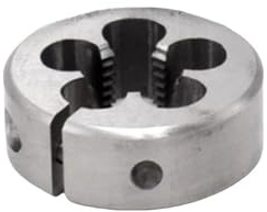 1 pz. Filettatura conica regolabile in pollici for tubi, filiera tonda PT RC 1/16-28 1/8-28 PT 1/4-19 3/8-19 1/2-14 Filiere for filettatura(PT1l8-28)