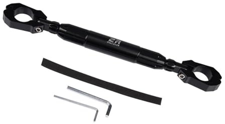 KARDAS Barra Manubrio Moto Moto Equilibrio Manubrio Traversa per CRF1000L CRF 1000 1100L CRF1100L ADV Africa Twin Accessori Manubrio Barra di Bilanciamento Maniglia Trasversale Rinforzo(A-Black)